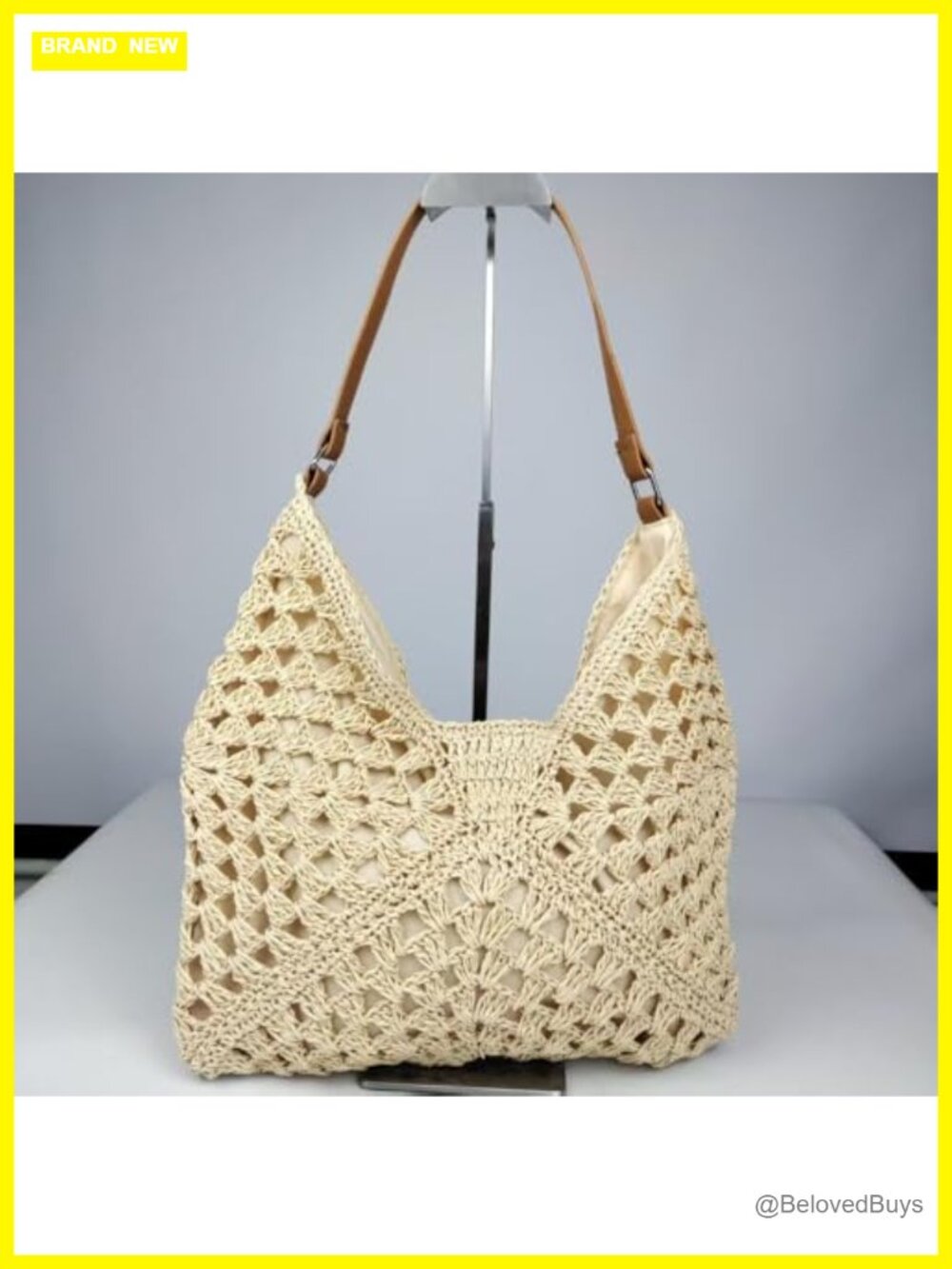 Straw Crochet Bag, Women Weaving Clutches Bag, Beach Summer Handbags, Leisure